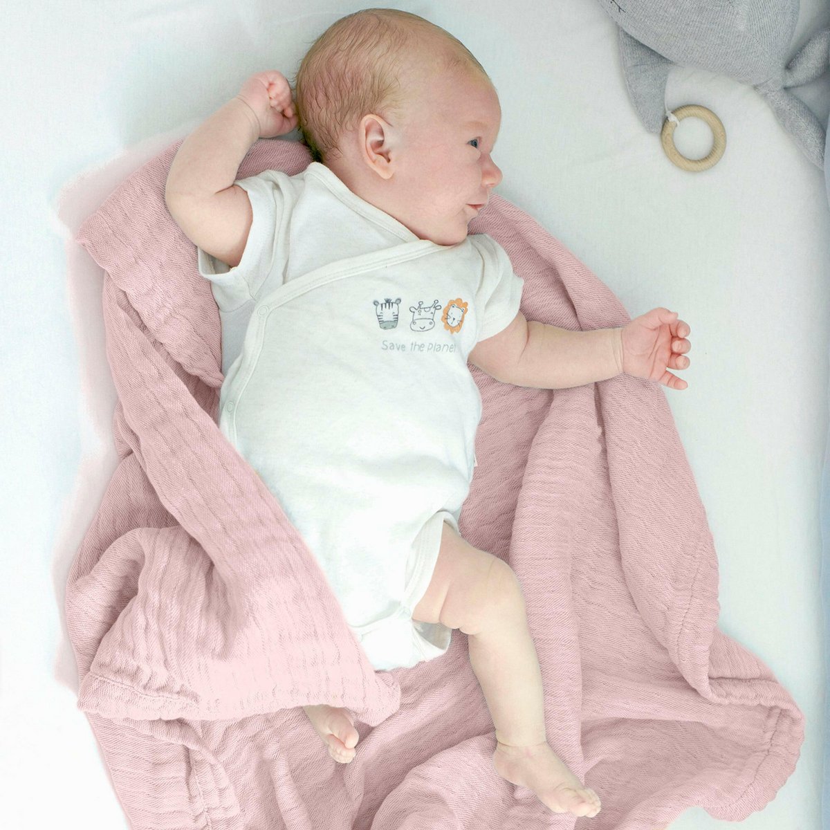 Altrosa 4 in 1 Musselin-Babydecke