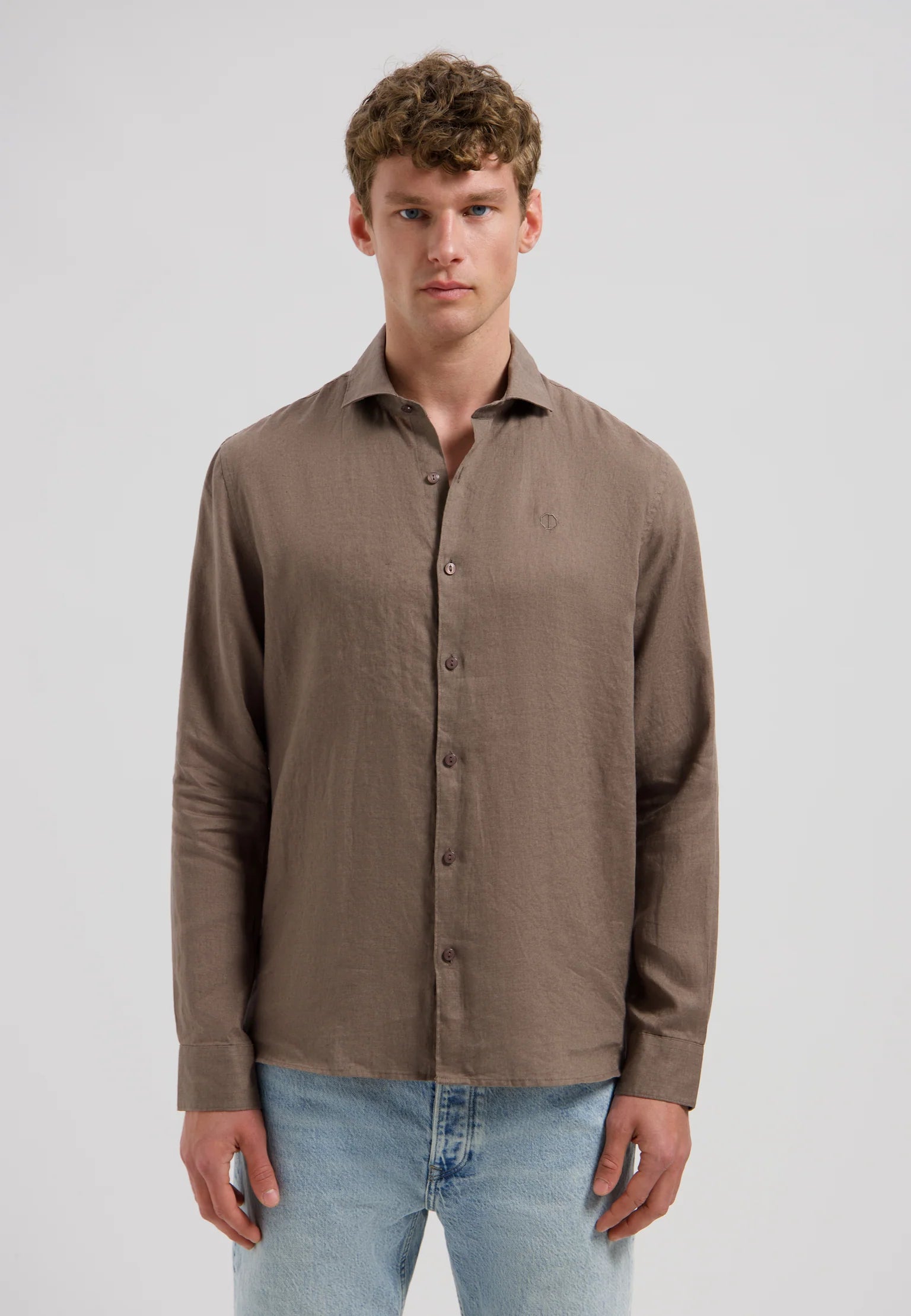 Hemd Jagger grey-brown