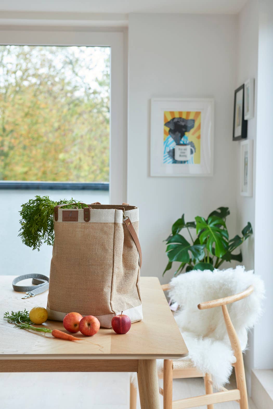 Umweltfreundliche Jute-Einkaufstasche