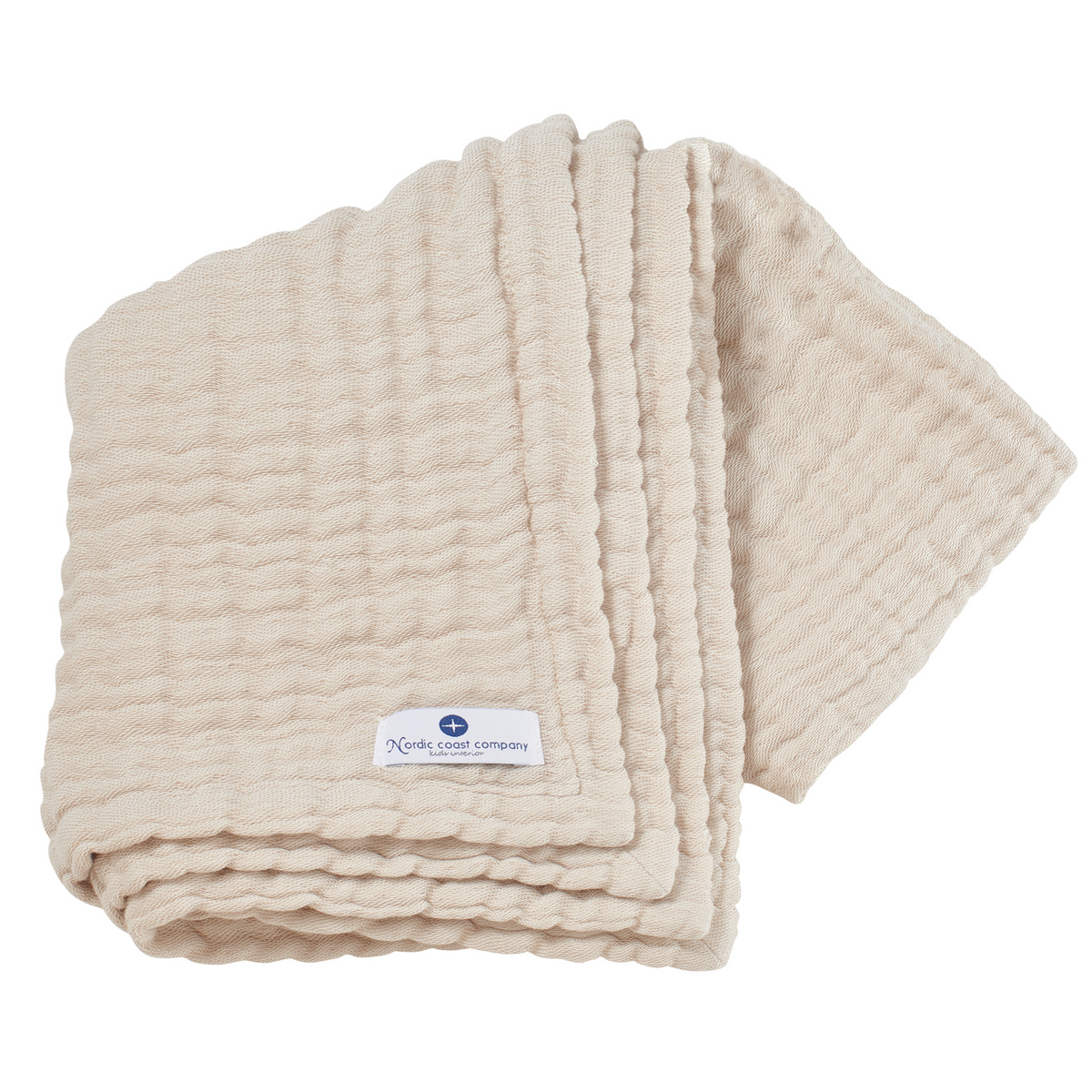 Elfenbein 4 in 1 Musselin Babydecke