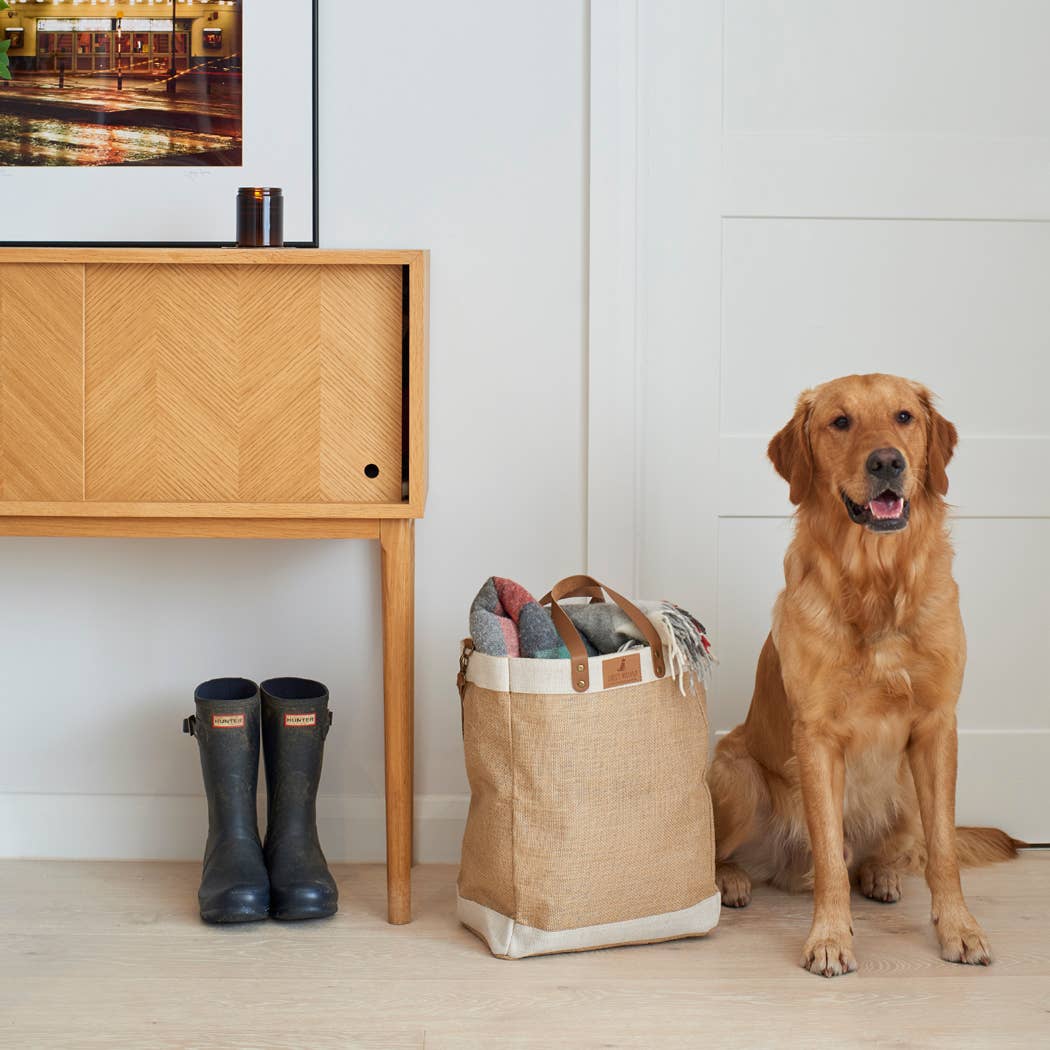 Umweltfreundliche Jute-Einkaufstasche