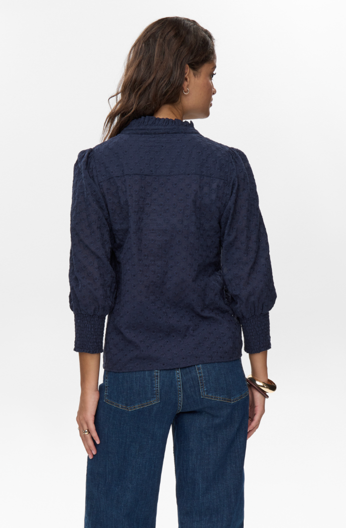 Bluse - NUSALVIE Dark Sapphire