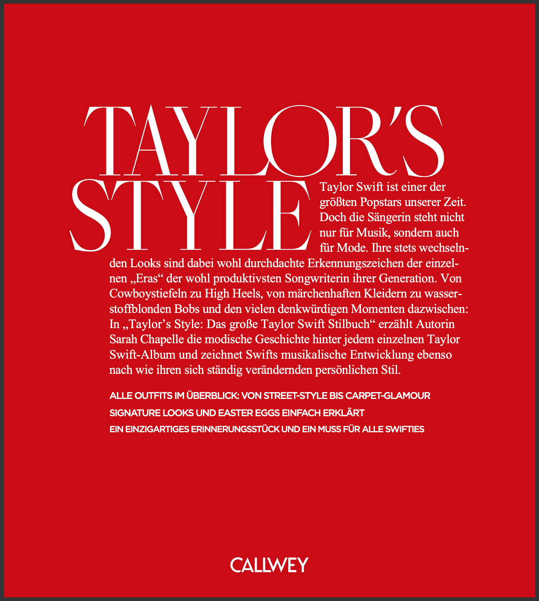 Taylor´s Style. Das große Taylor Swift Stilbuch