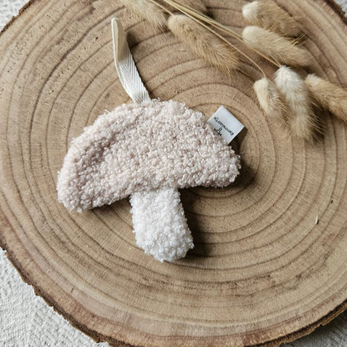 Handgefertigtes Pilz-Schnullertuch,Henne Living