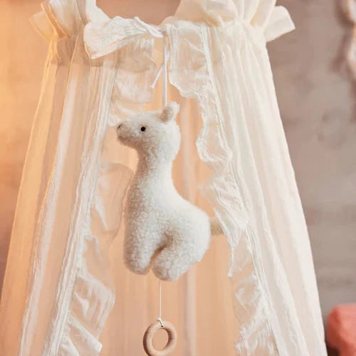 Spieluhr - Lama Off-White