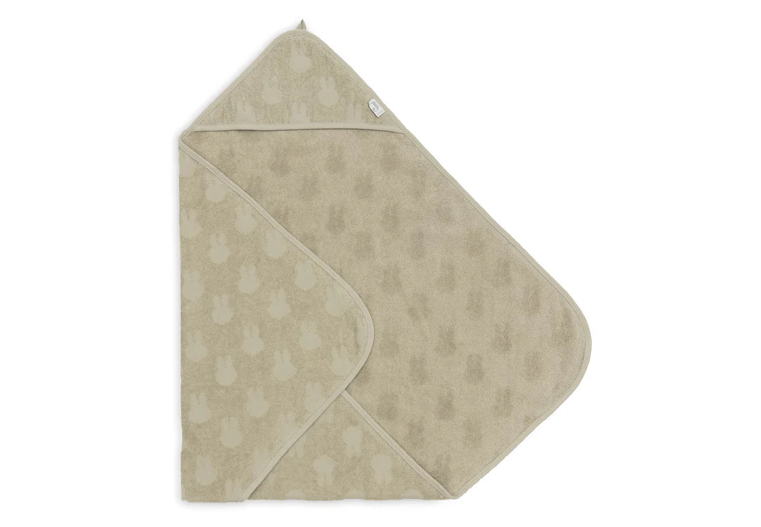 Kapuzenhandtuch Frottee - Miffy Olive Green