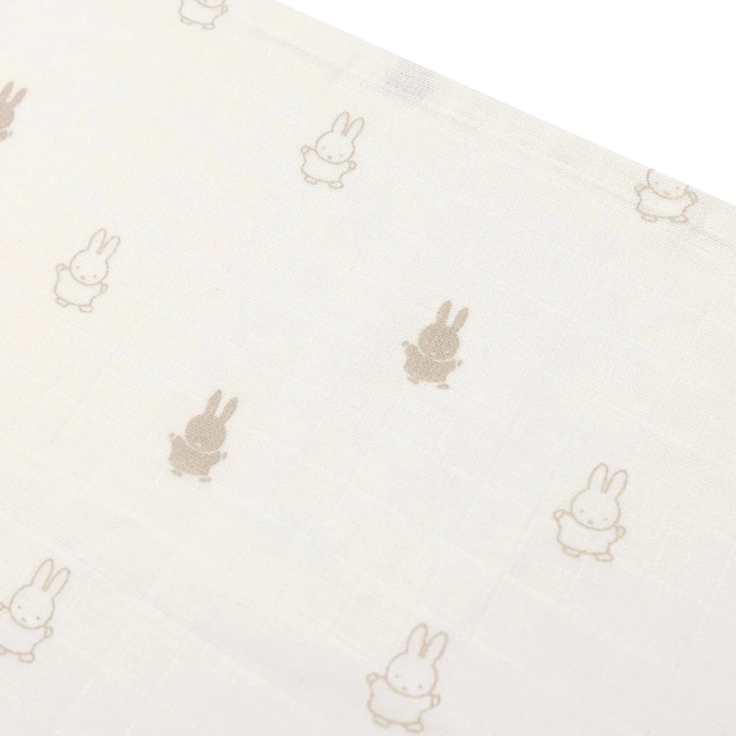 Spucktuch Hydrophil 70x70cm Happy Miffy Nougat (3er-Pack)