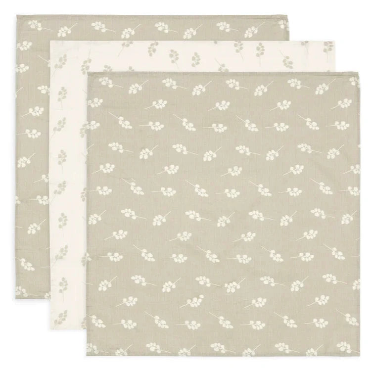 Mulltücher Hydrophil - Twig Olive Green (3er-Pack)