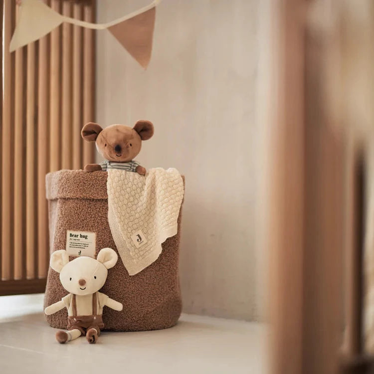 Kinderbett Decke - Weave Merino Wool Oatmeal
