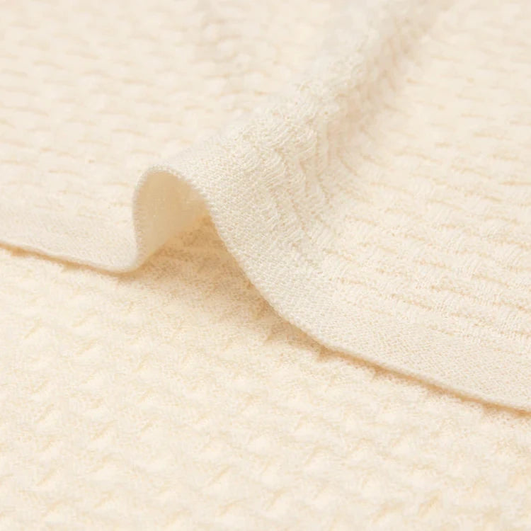 Kinderbett Decke - Weave Merino Wool Oatmeal