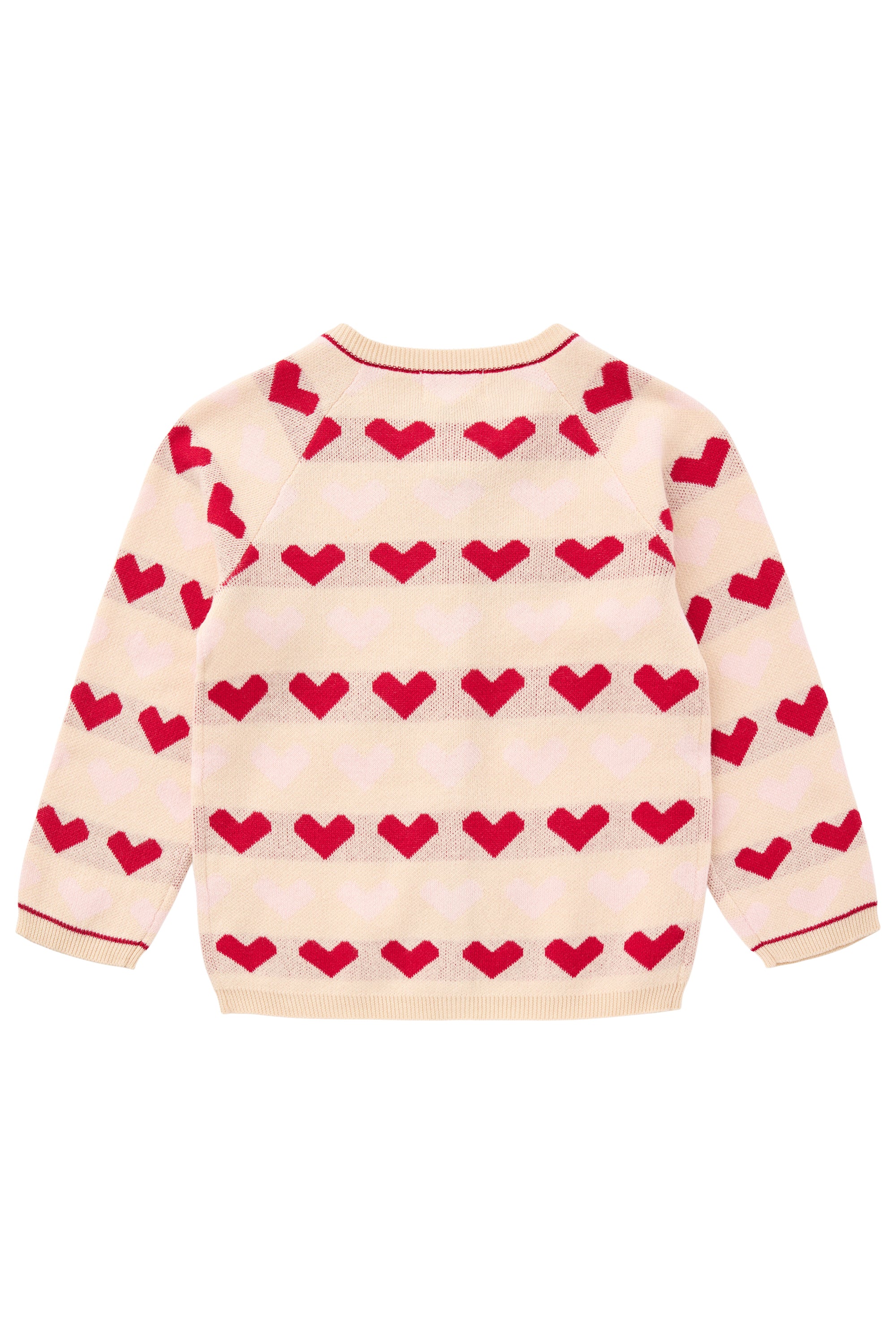 Kinder-Strickcardigan mit Herz
