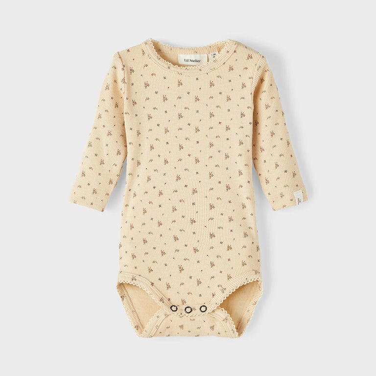 Langarmbody mit Print - 'NBFGAGO'