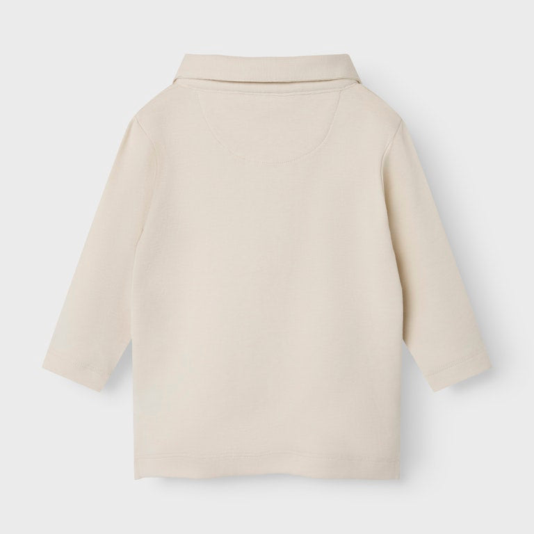 Langarmshirt mit Polokragen - 'NBMFUNDO'