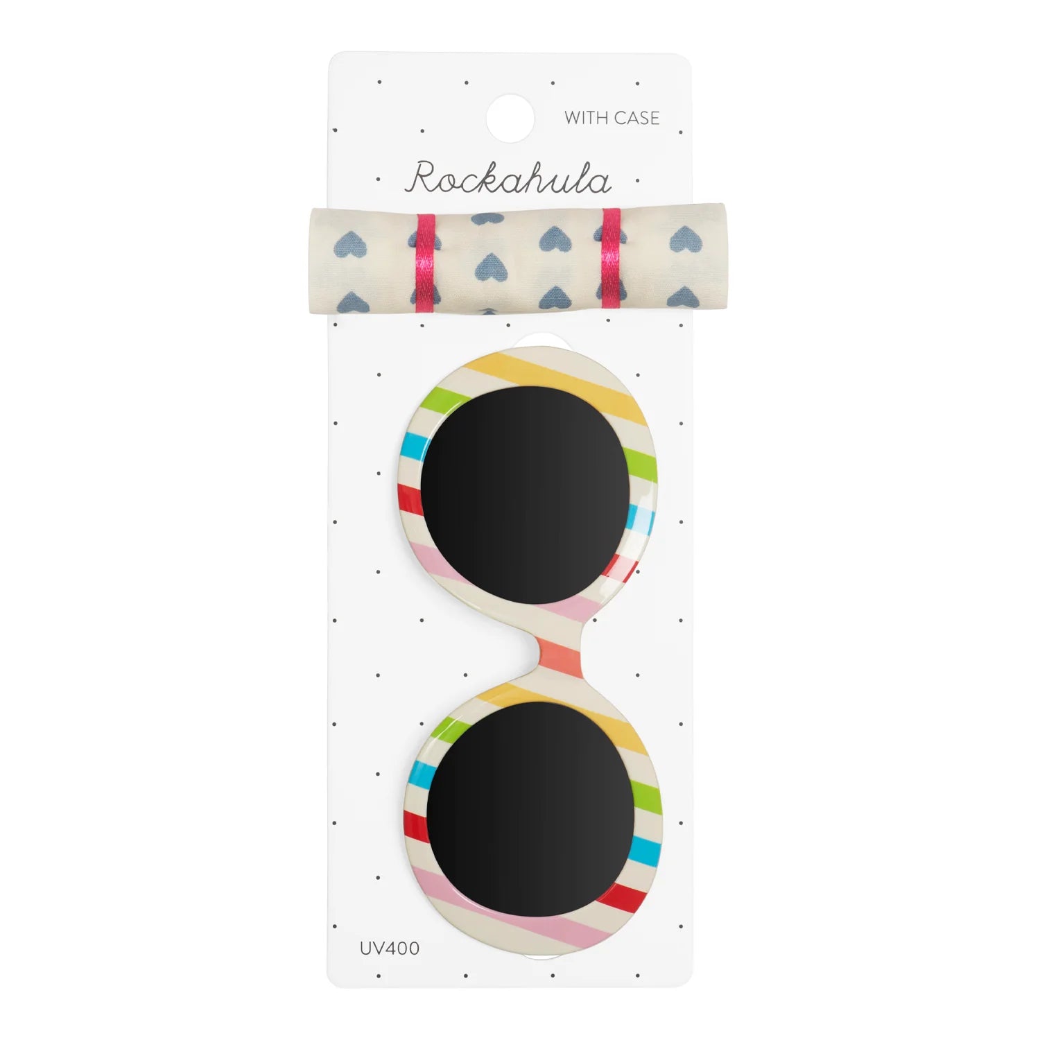 Vintage Regenbogen-Streifen-Sonnenbrille