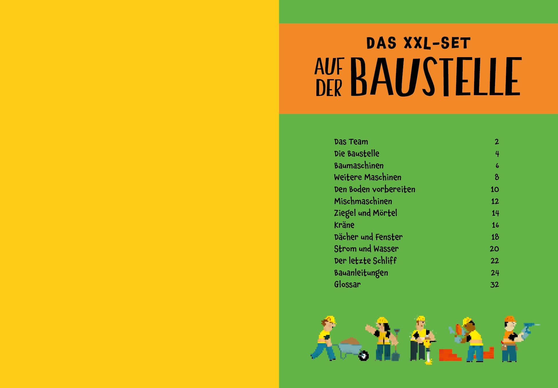 Das XXL-Set – Bauen, Wissen, Spielen: Auf der Baustelle