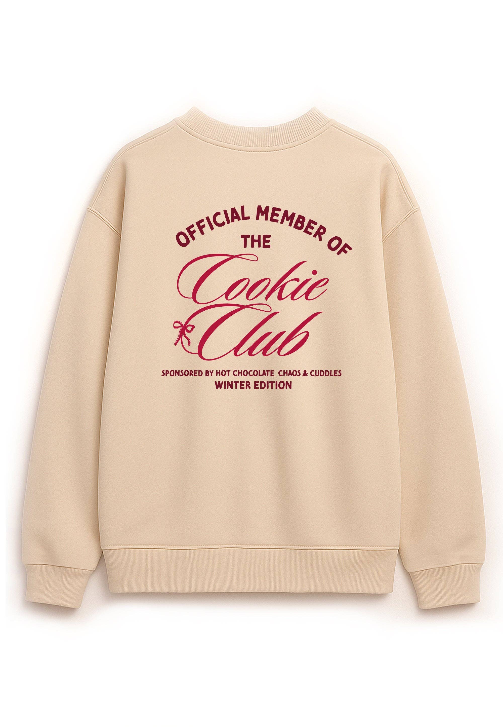 Erwachsenen Sweatshirt beige Cookie Club