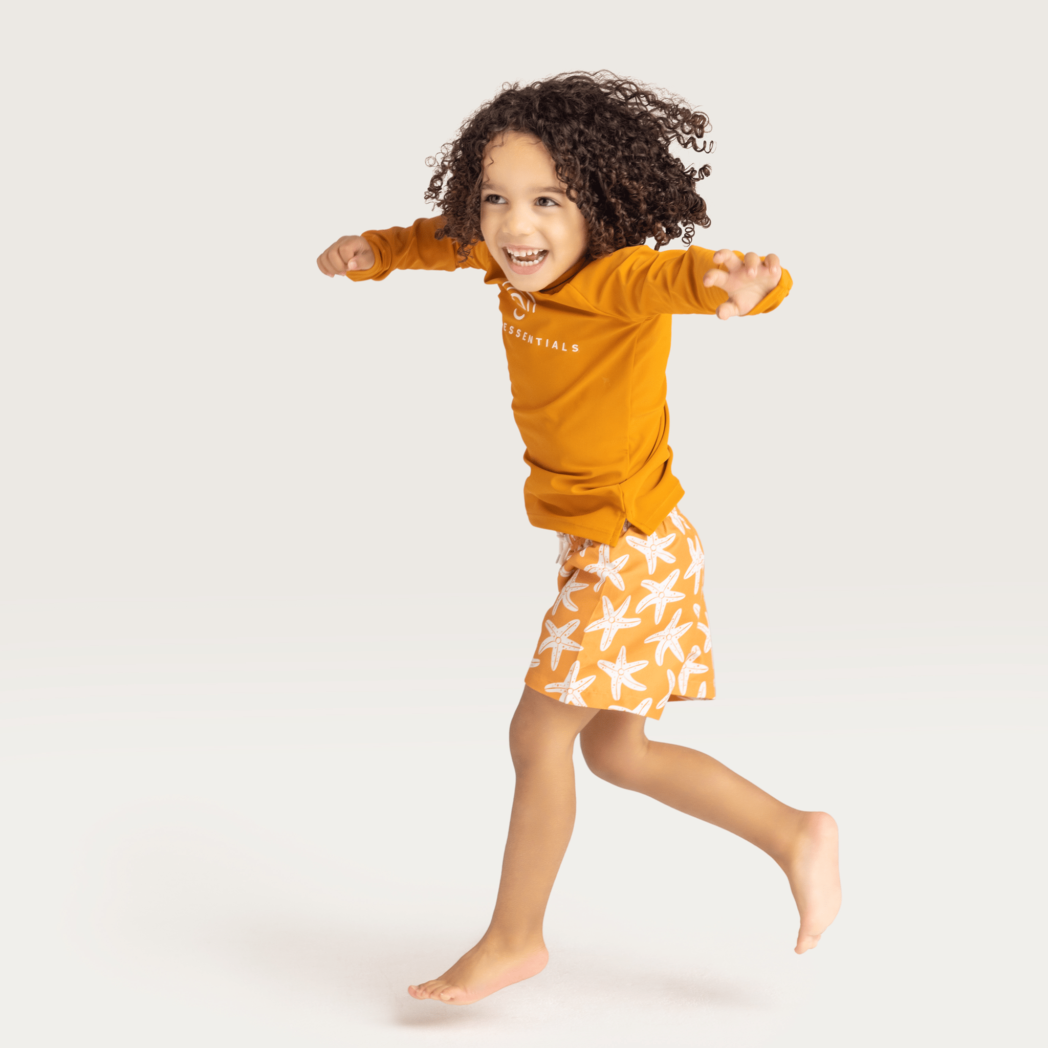 Swim Essentials | Seastar Oranje UV-Badehose Jungen
