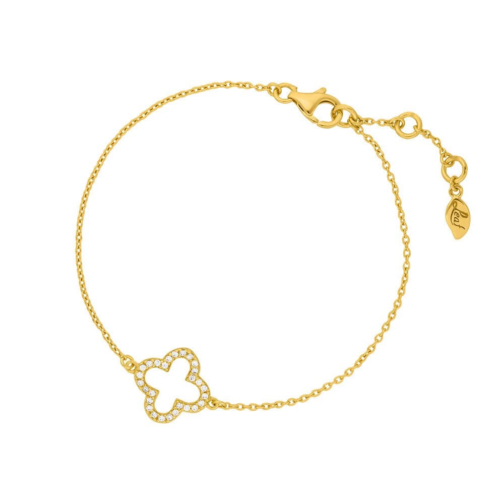 Armband Kleeblatt Gold
