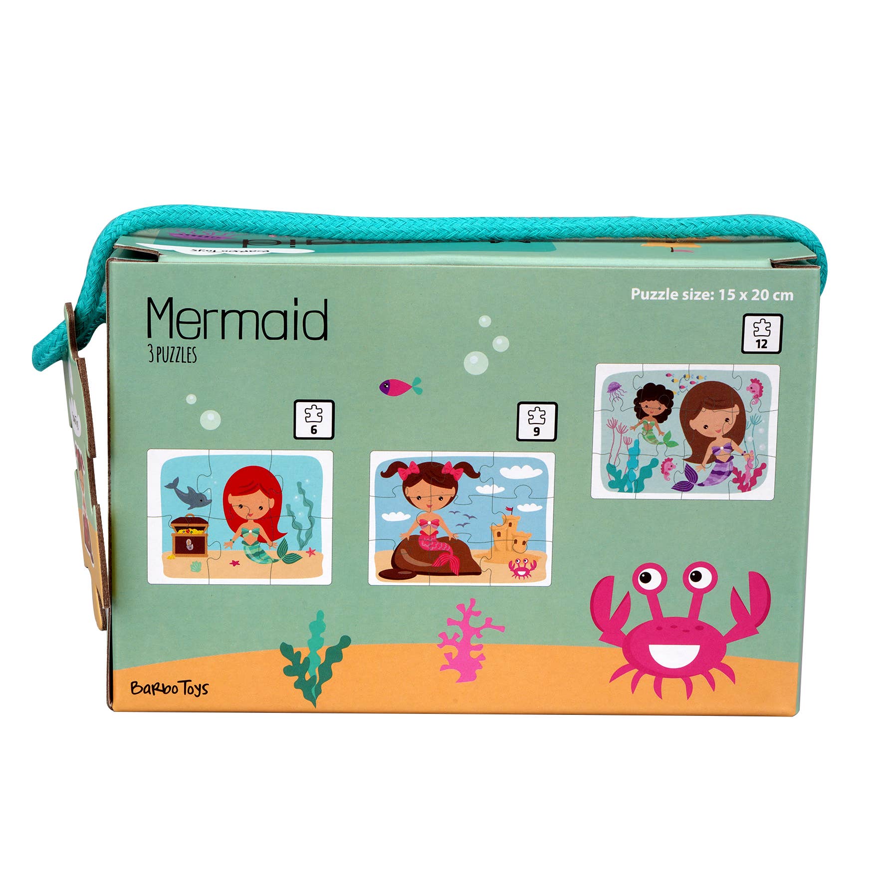 3er Set Puzzle - Meerjungfrau