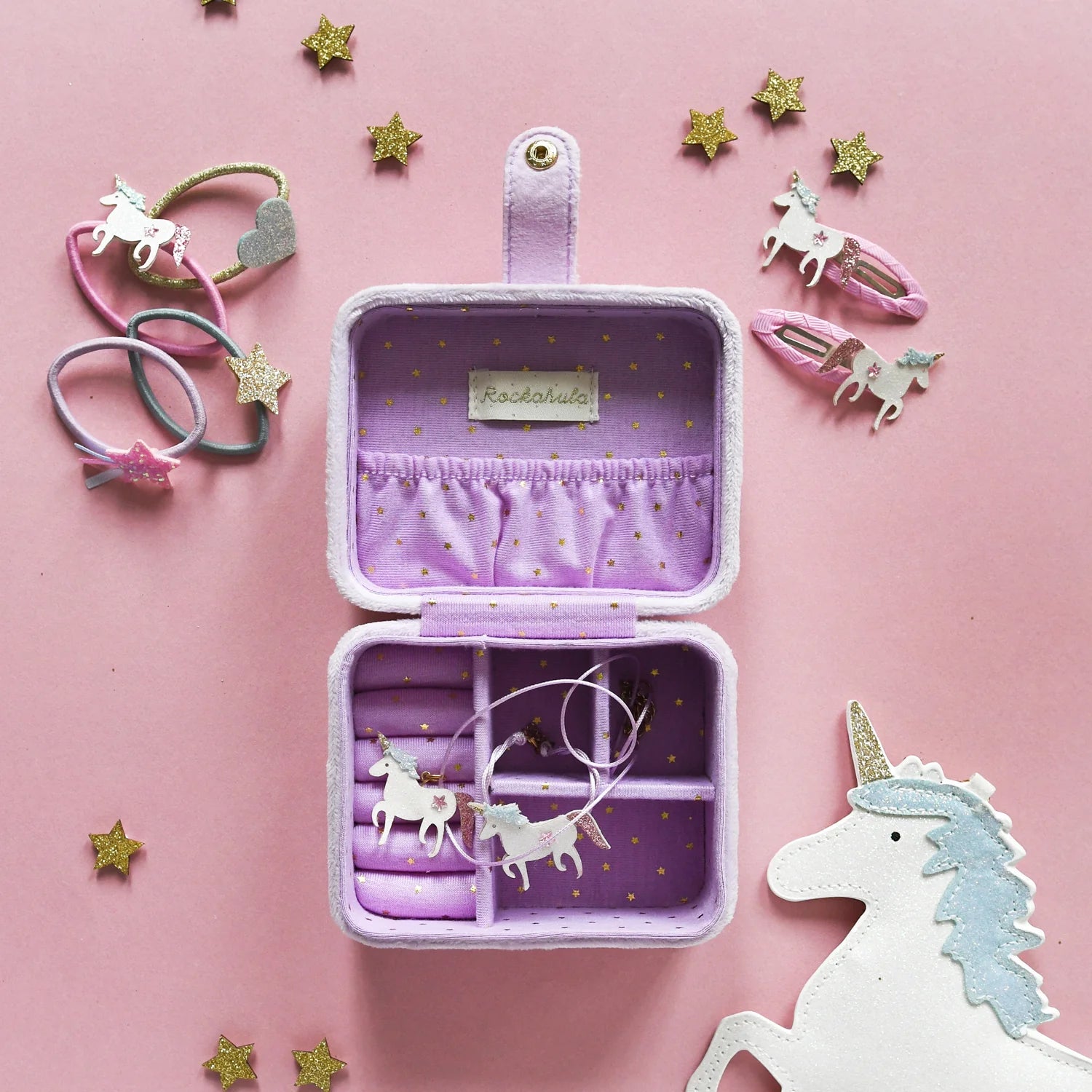 Einhorn Haar- & Schmuck-Set