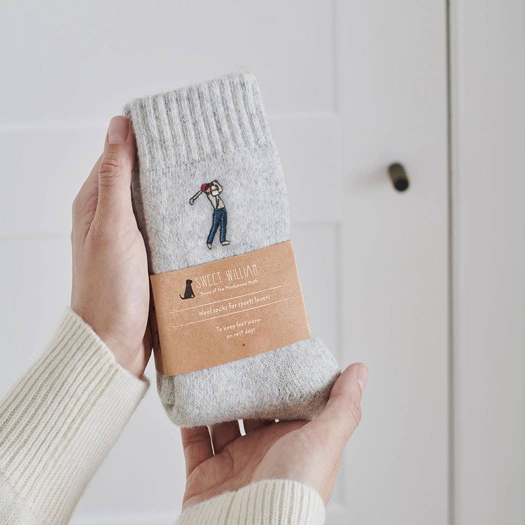 Golfer Sportliebhaber Wollsocken