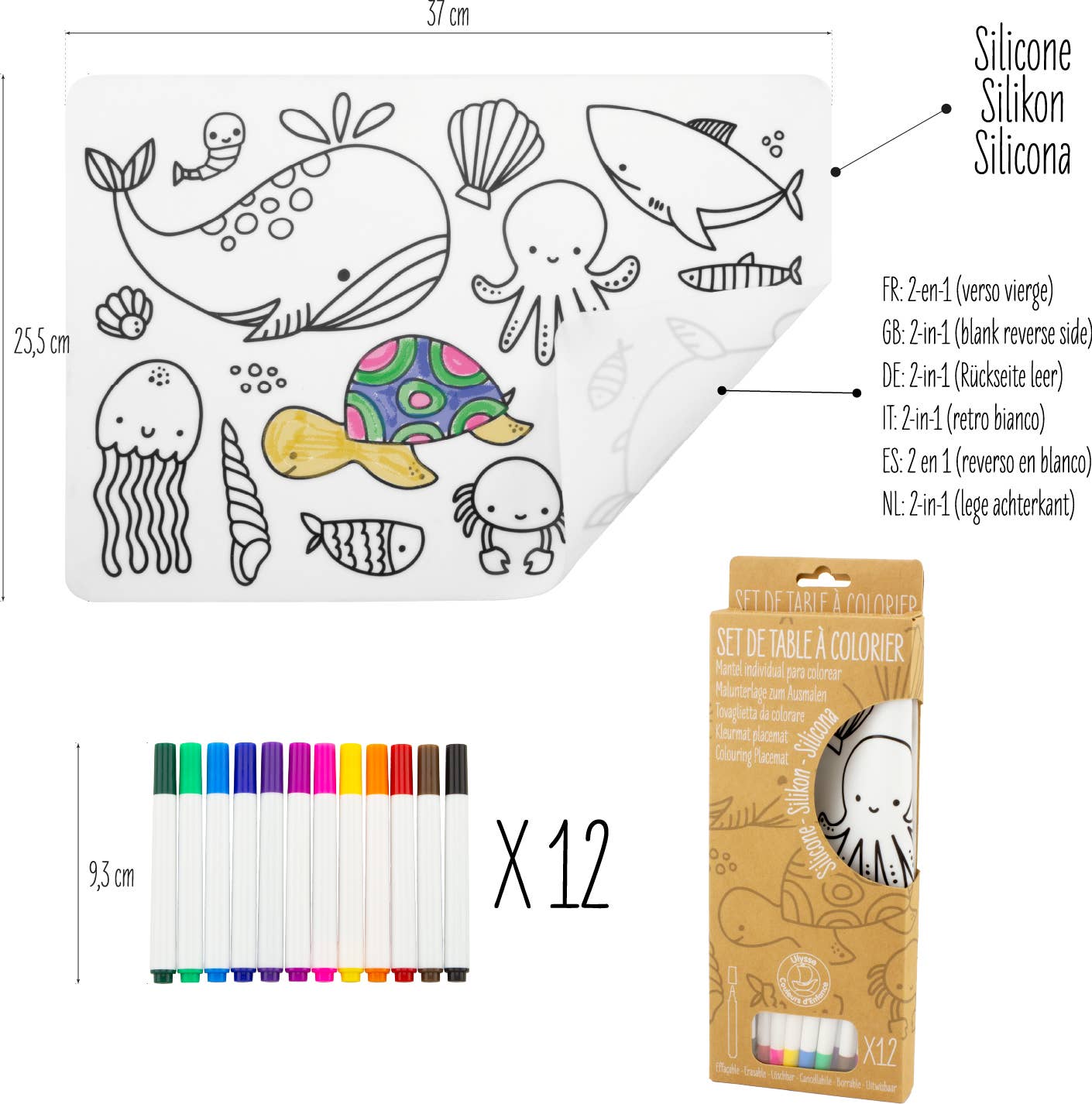 Silikon Malunterlage - Ozean