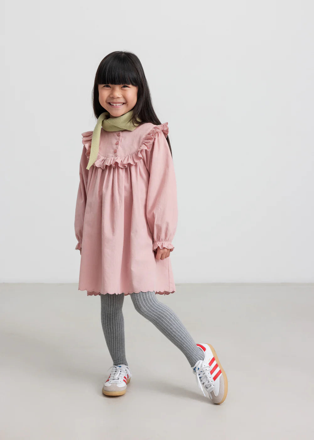 Delina LS, Dress - Soft Berry