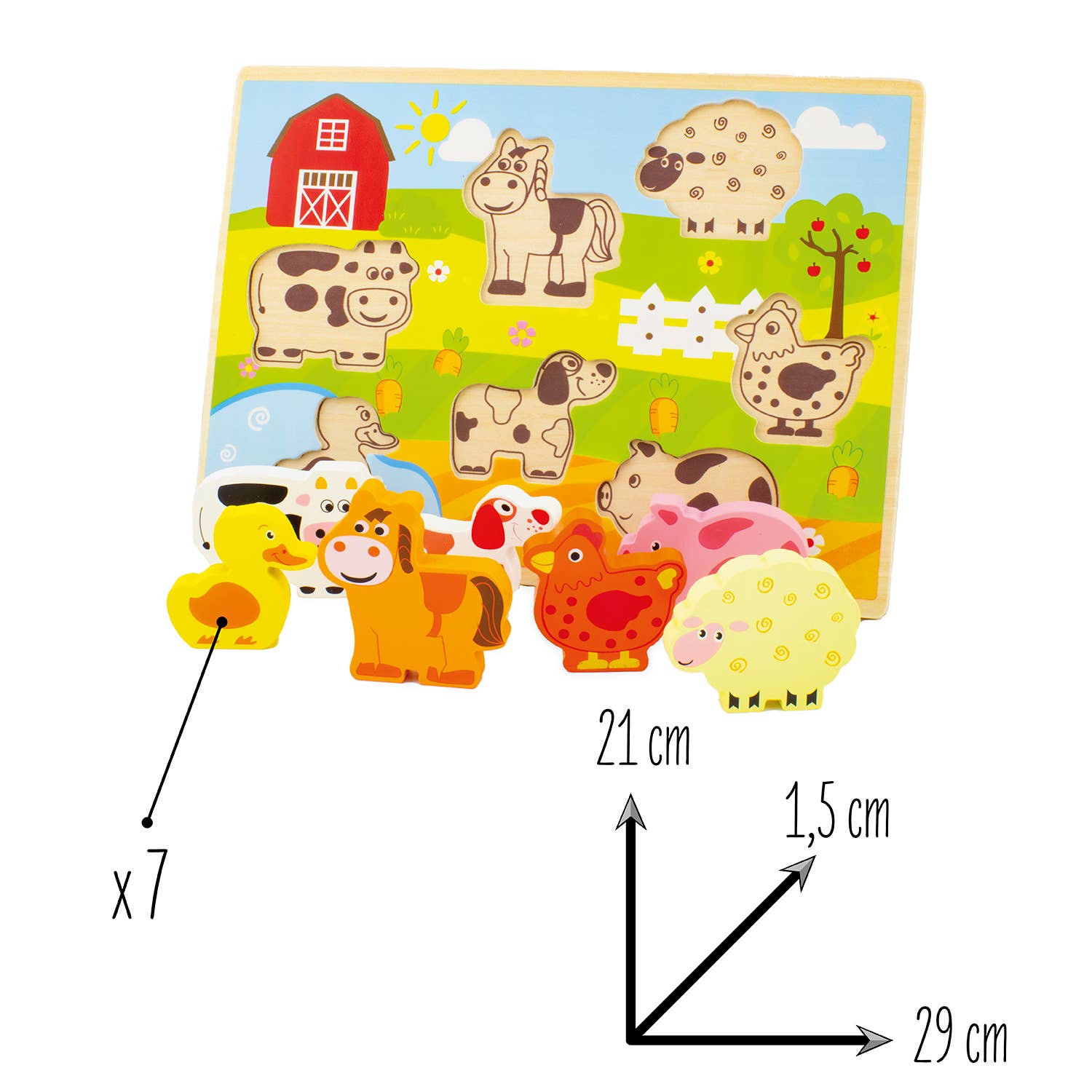 Puzzle, Die Farm Holz