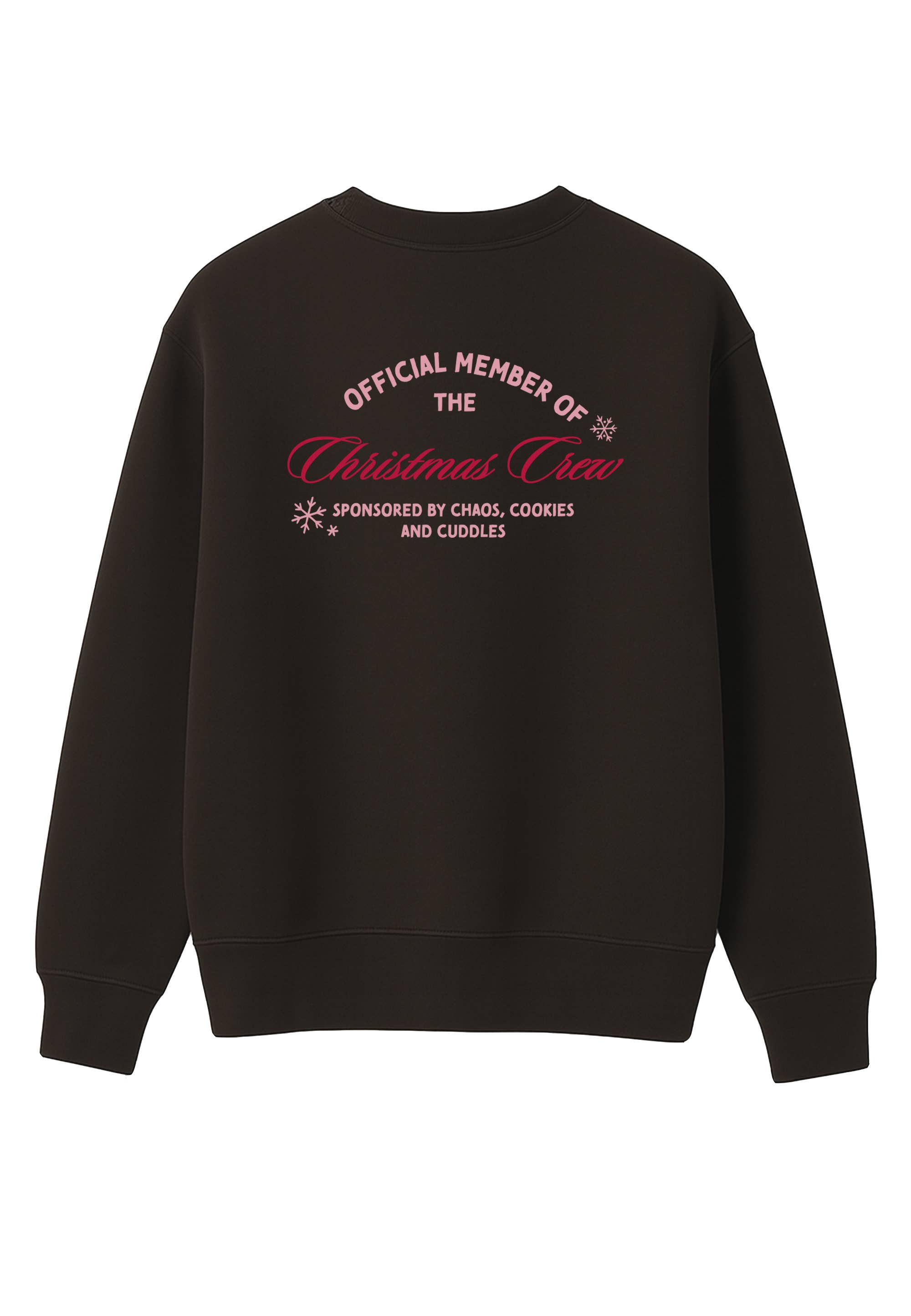 Erwachsenen Sweatshirt braun Christmas Crew