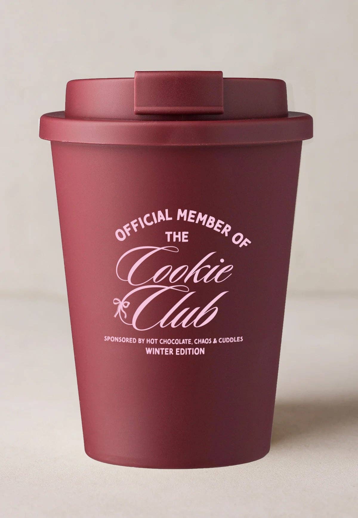 Coffee to go Cup rot "Cookie Club"