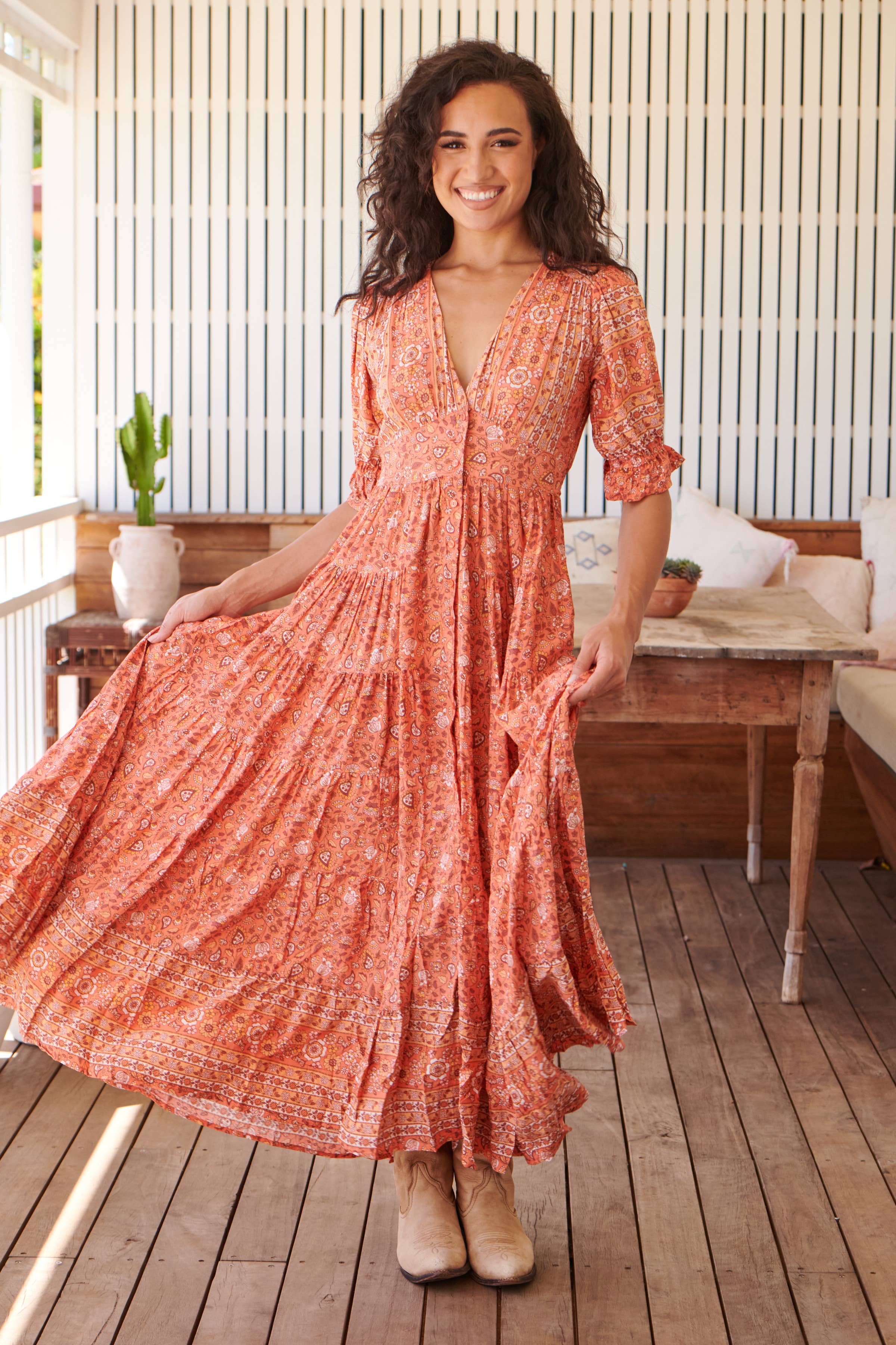 Maxikleid "Anabel" boho