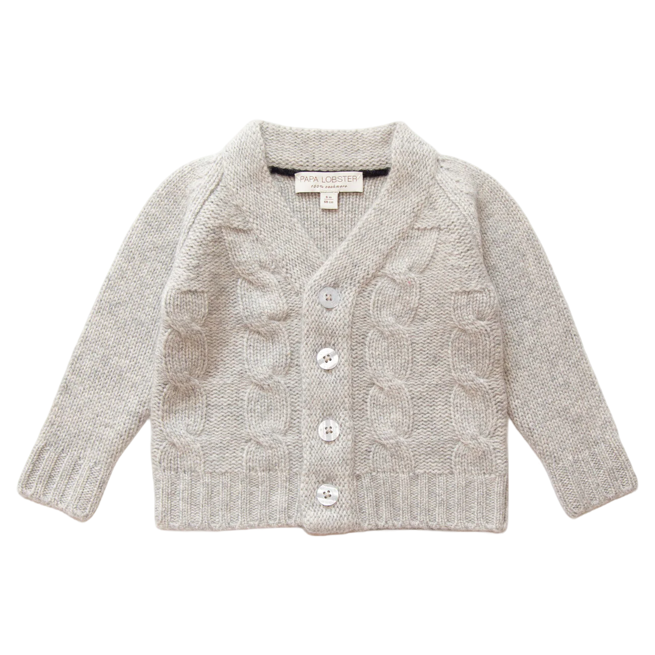 Zopfstrickjacke JULES 100% Kaschmir