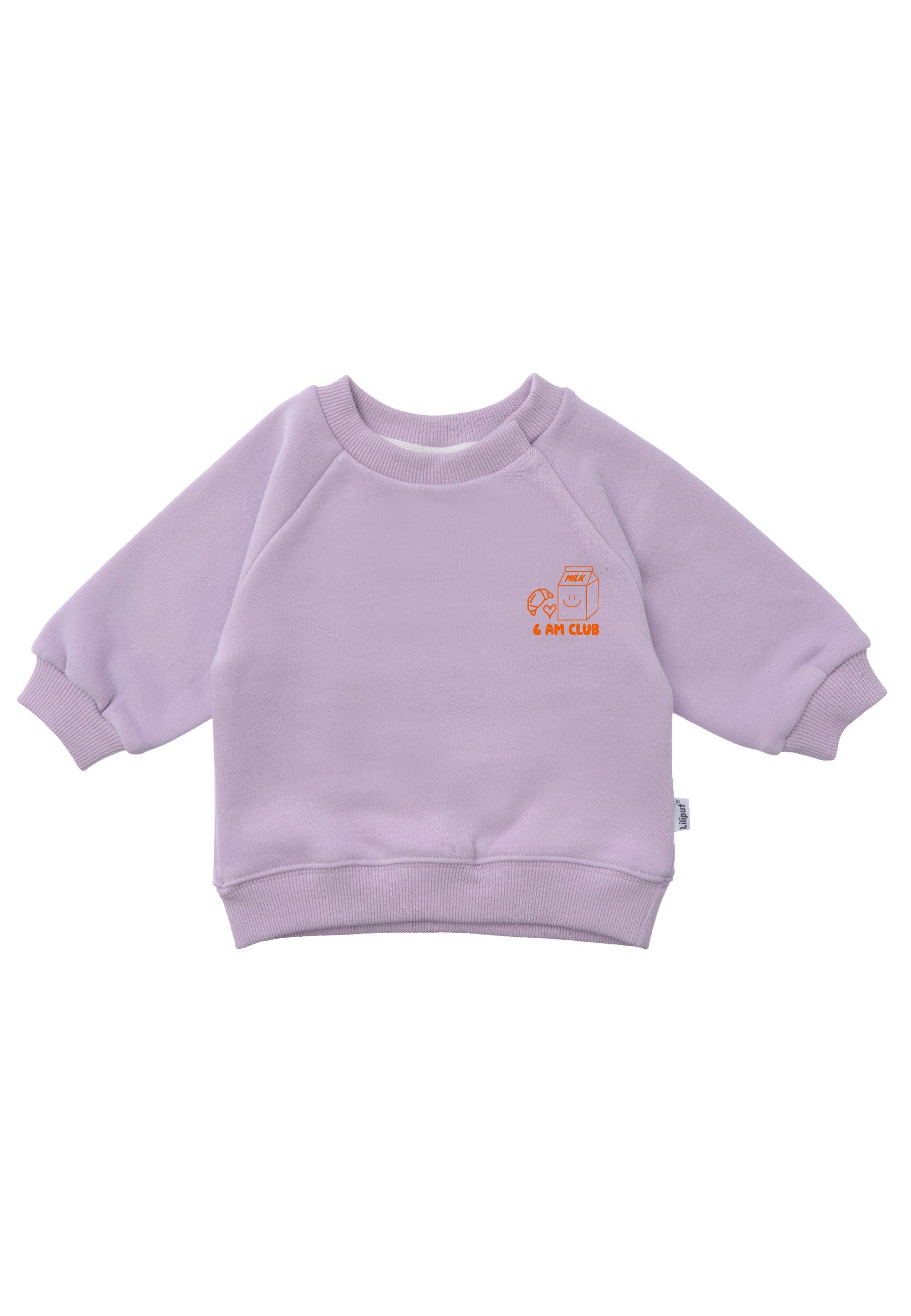 6 am Club Sweatshirt flieder Mini and Me Edition