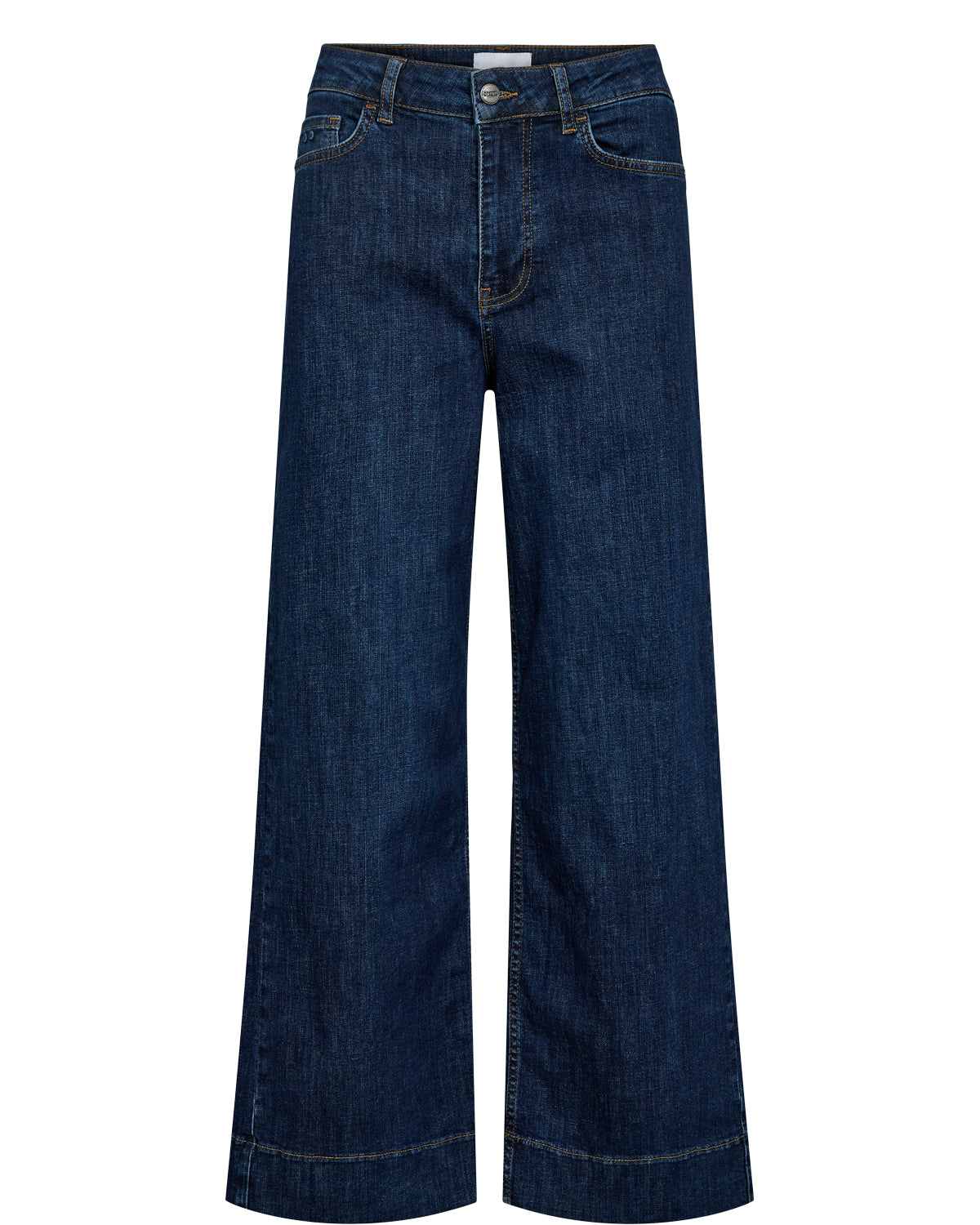 NUPARIS - Cropped Jeans dark Blue