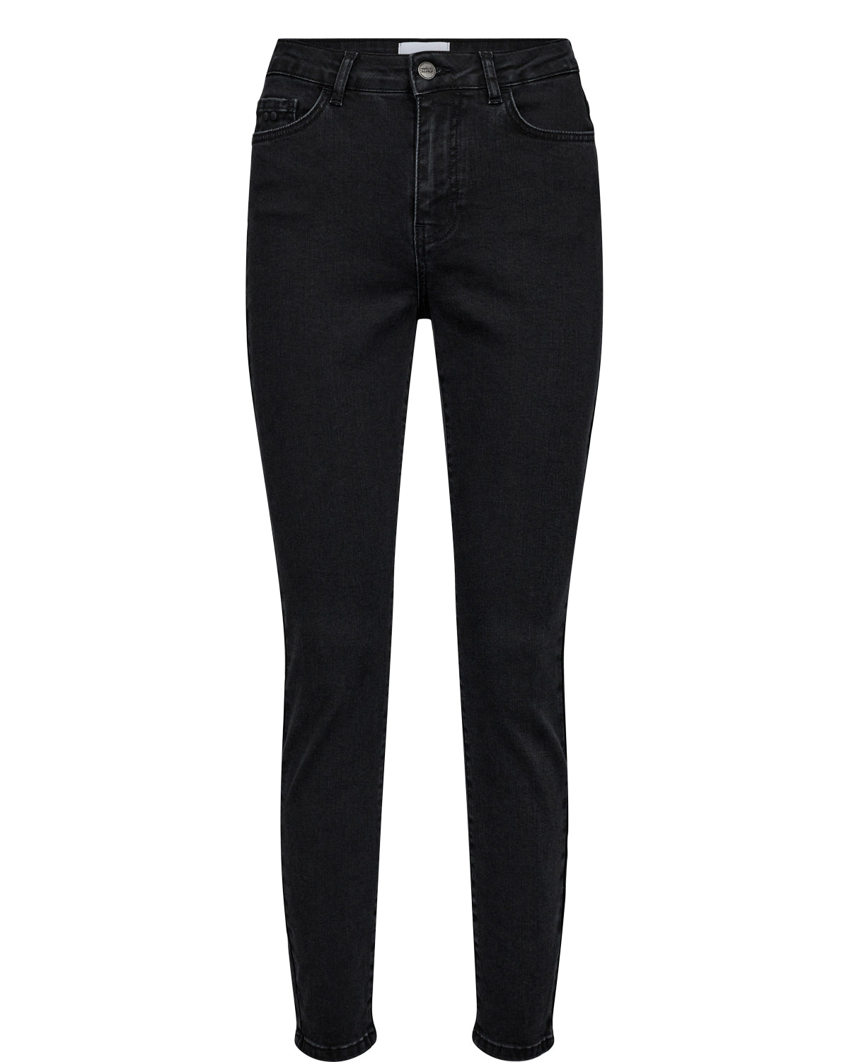 NUSIDNEY - Cropped Jeans Schwarz