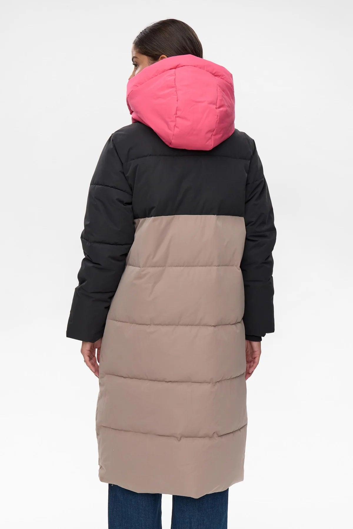 NUTRIANE LONG JACKET - Taupe Gray