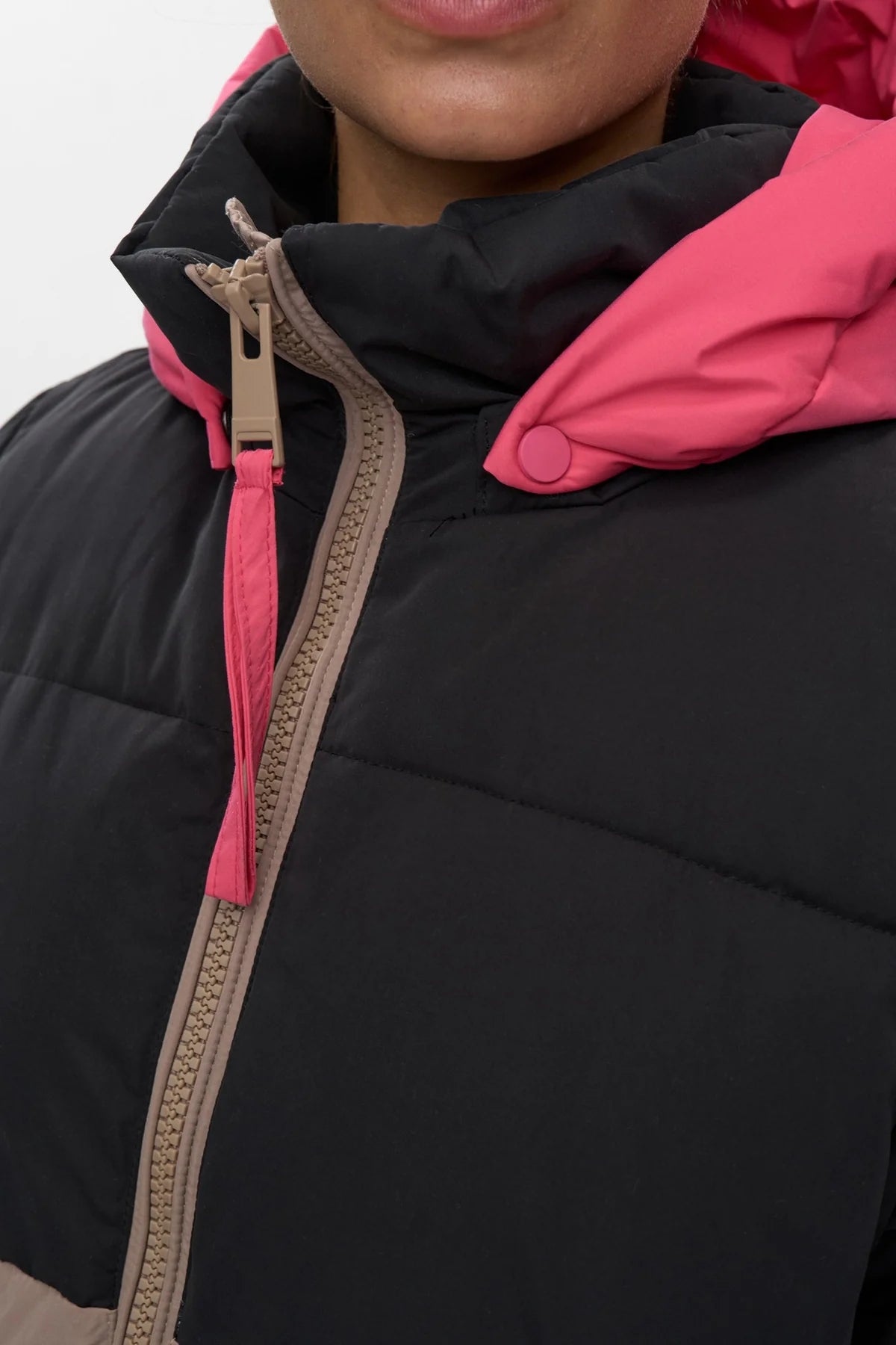 NUTRIANE LONG JACKET - Taupe Gray