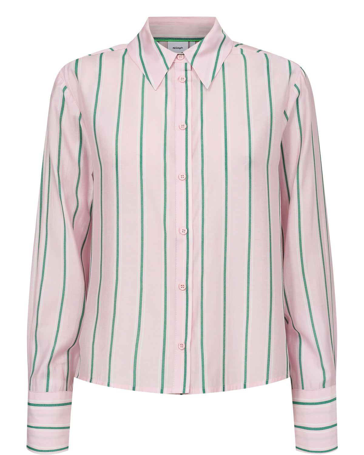 NUJONI Bluse - Rosa gestreift