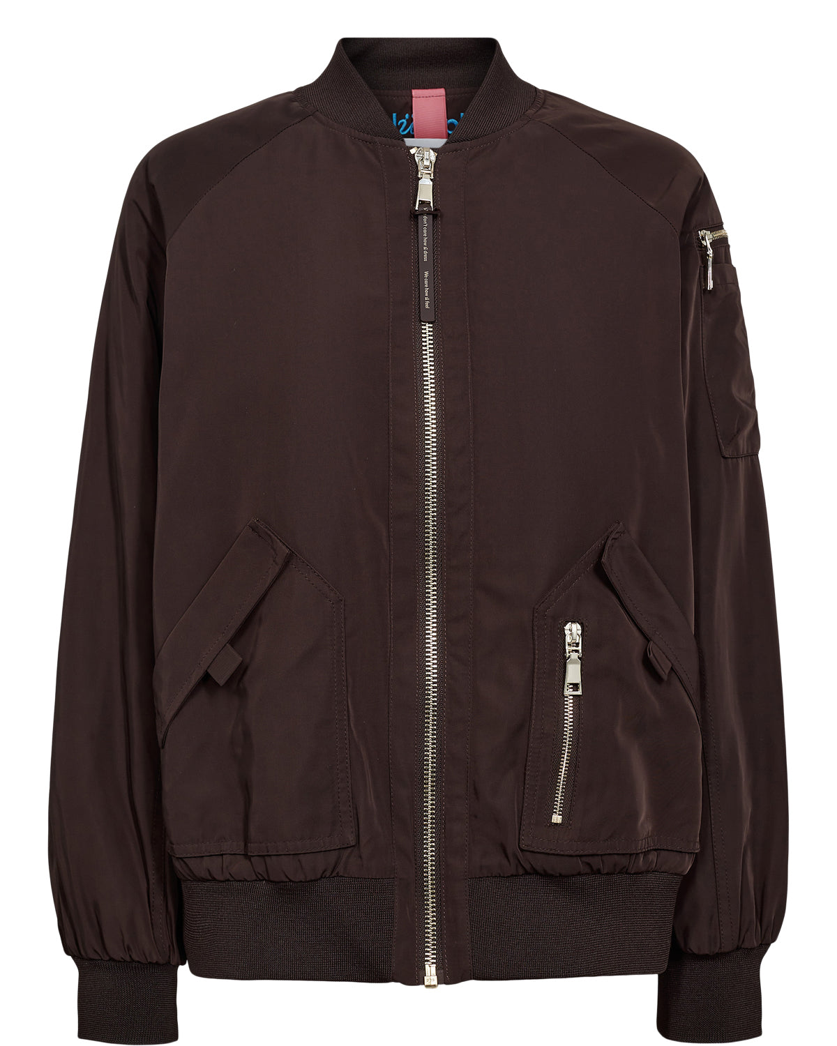 NUALLIE Jacke - Bomberjacke Coffee