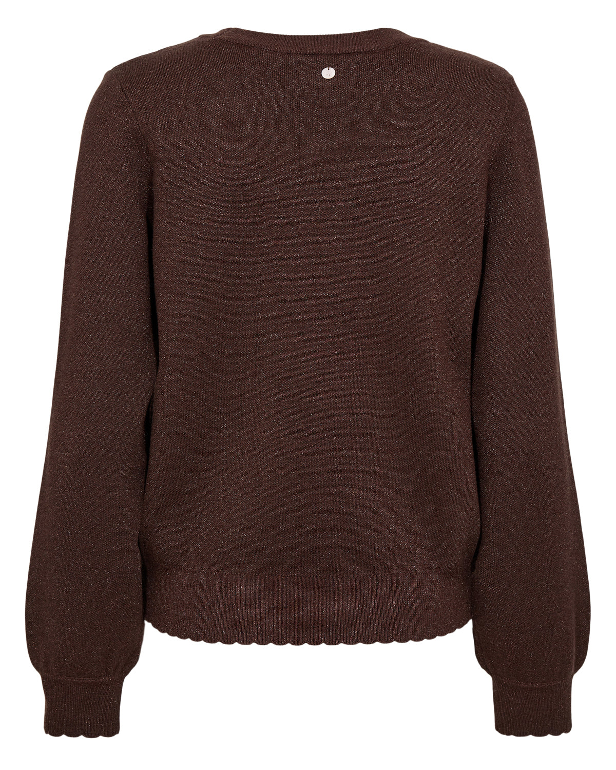 NUBIR Solid Pullover - Glitzerfäden