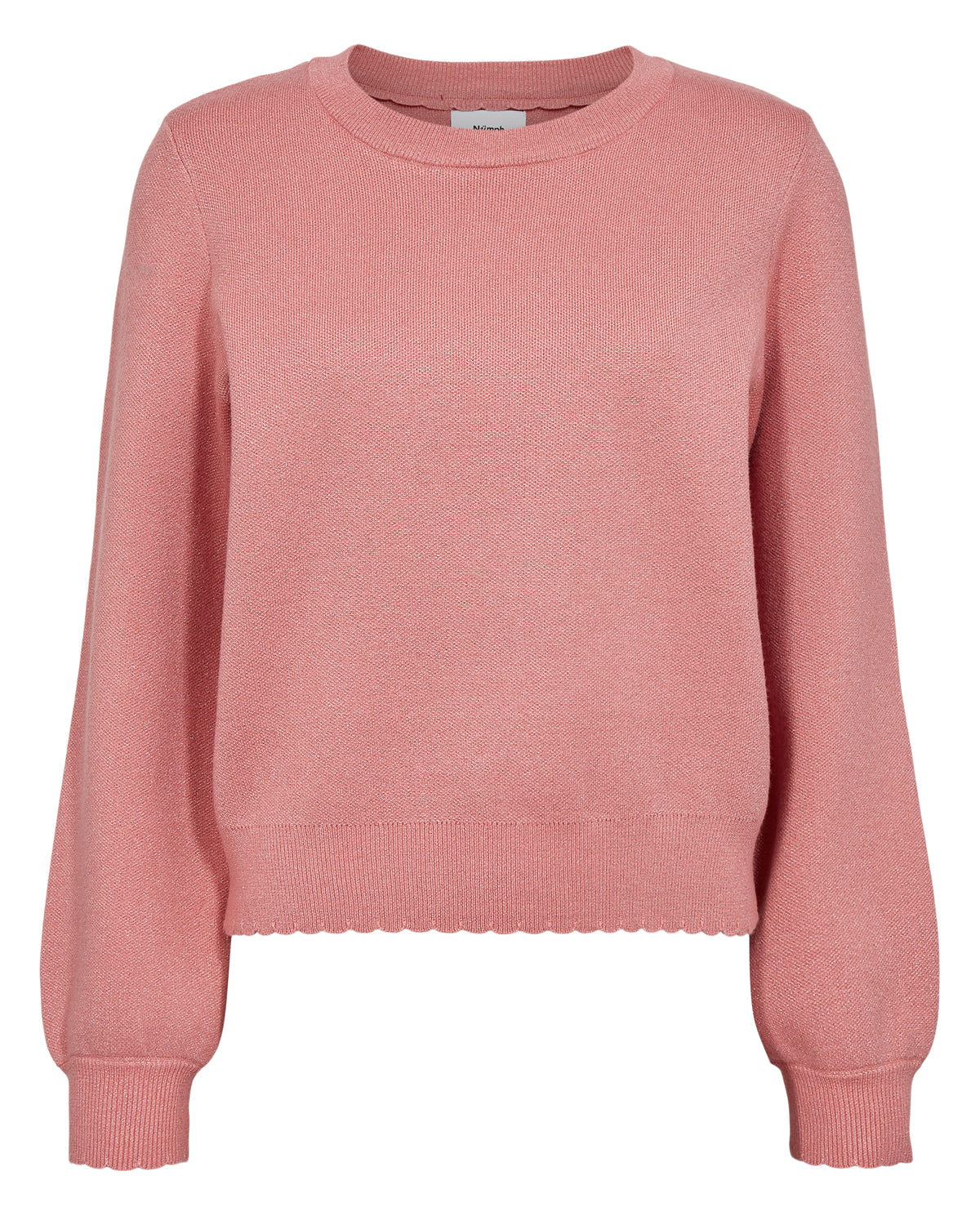 NUBIR Solid Pullover - Glitzerfäden