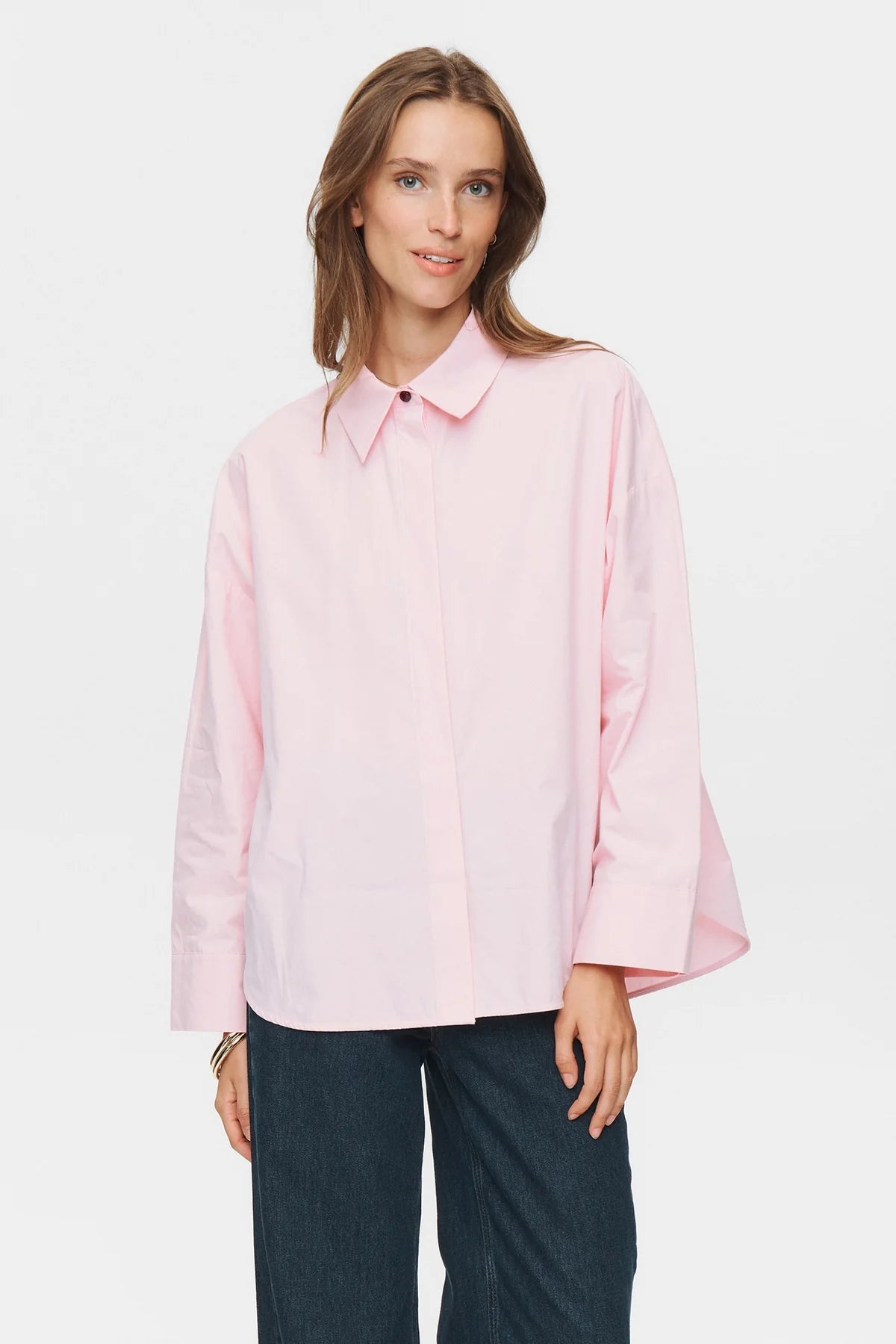 NUMENJA Bluse - Rosa