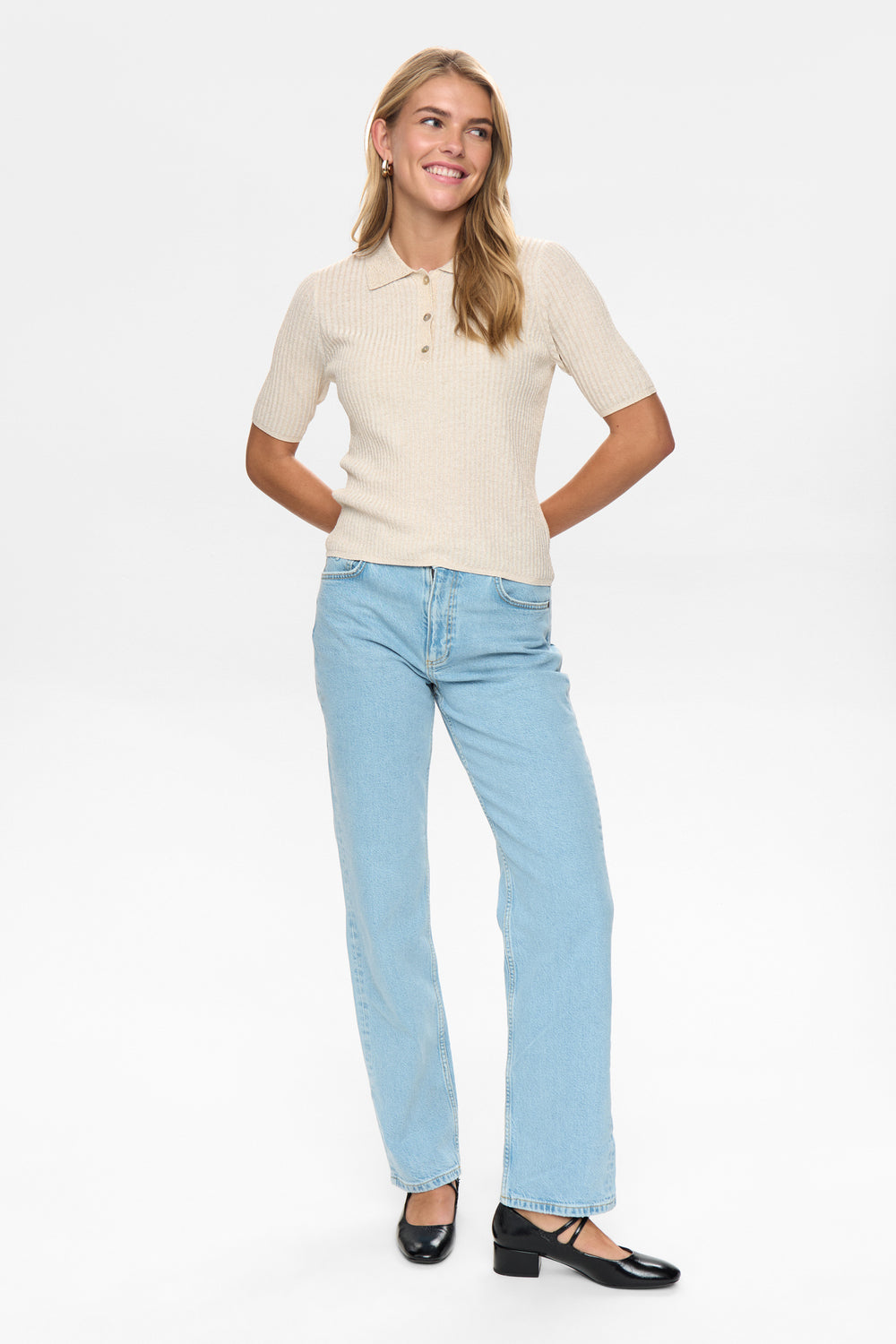 NUMIMI Poloshirt Gold