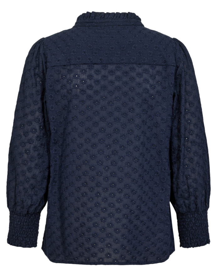 Bluse - NUSALVIE Dark Sapphire