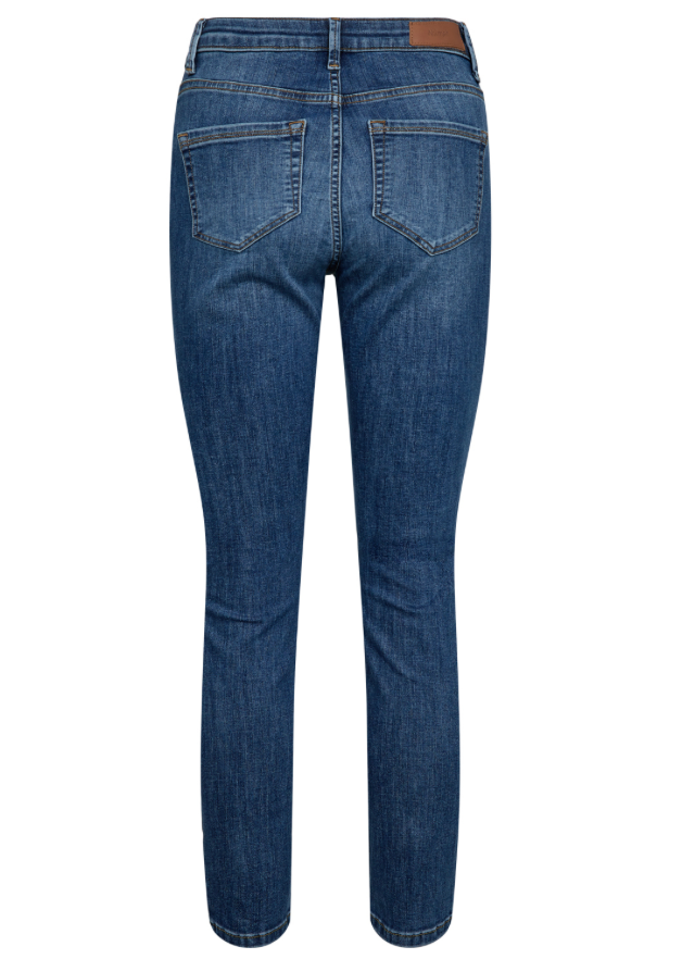 NUSIDNEY - Cropped Jeans Blue
