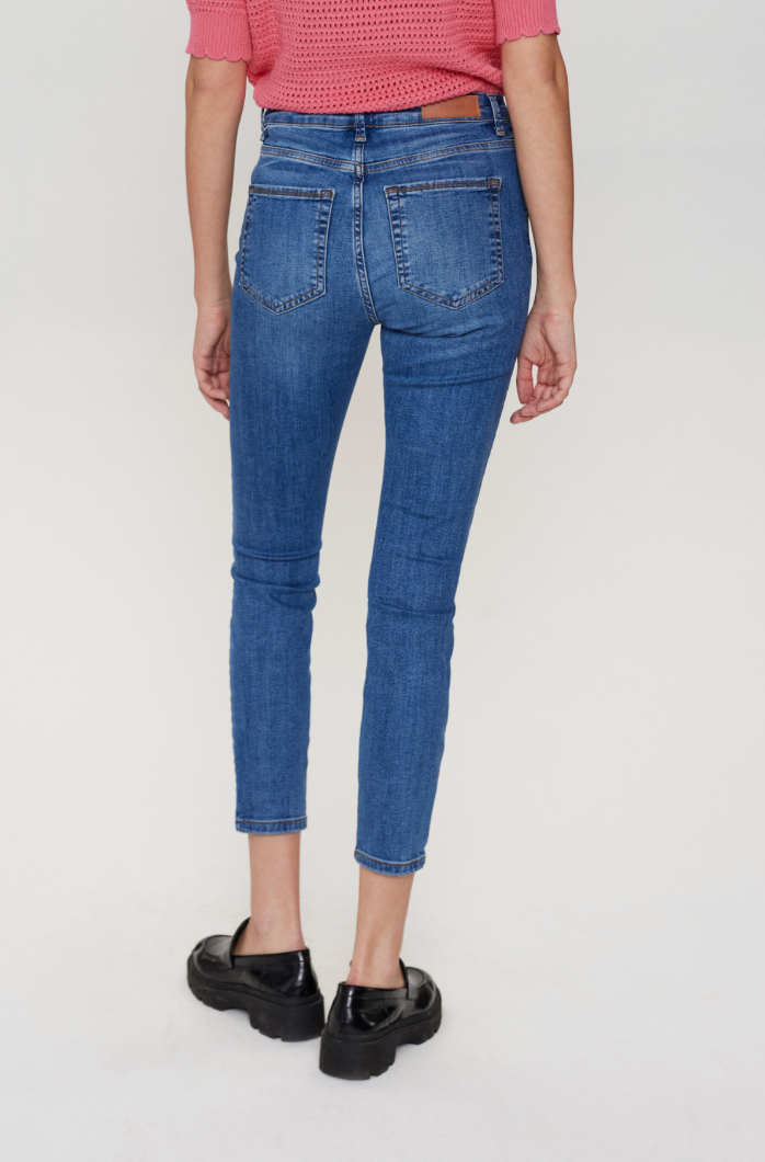NUSIDNEY - Cropped Jeans Blue