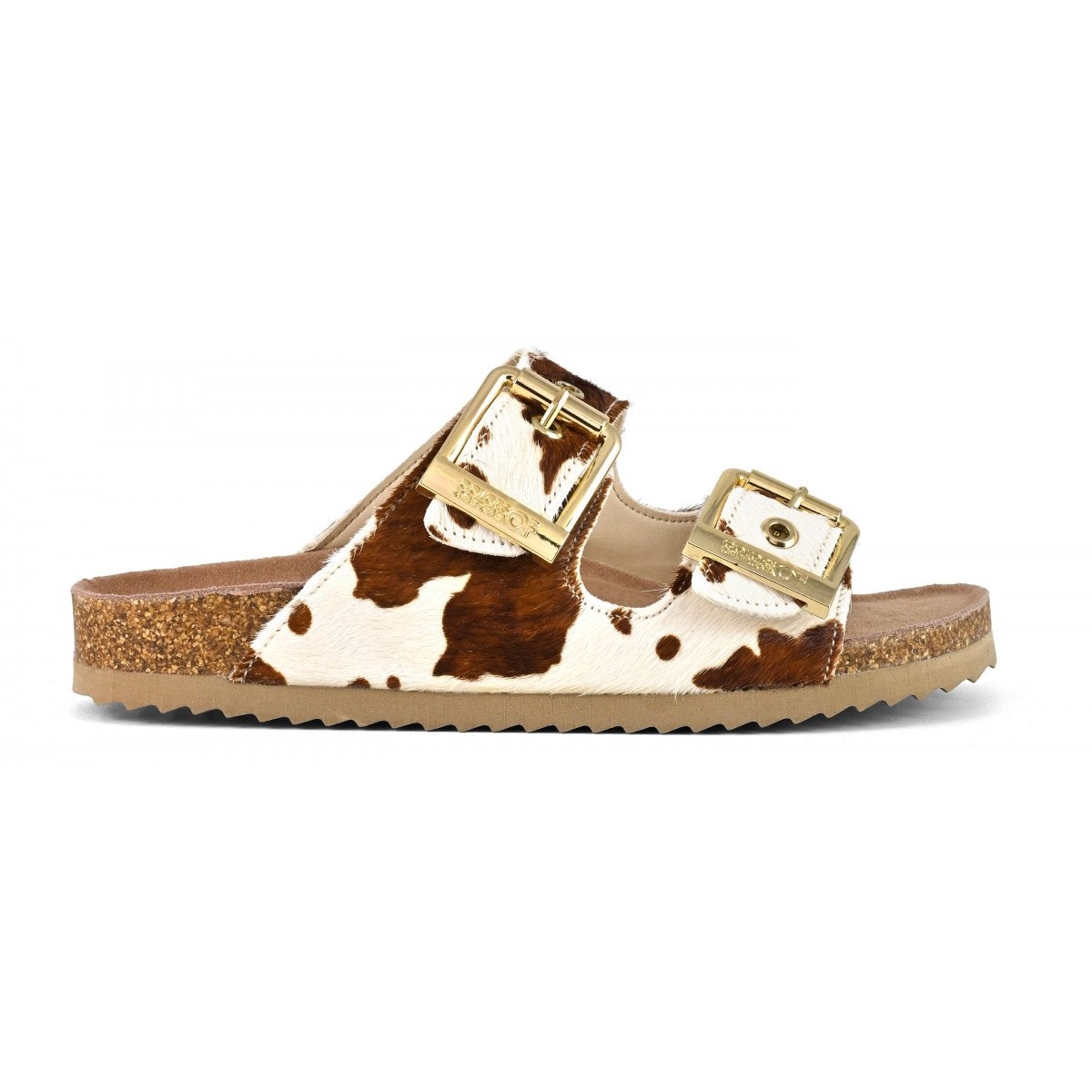 FLAT -  Pantolette Cow