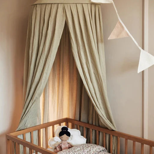 Baldachin Betthimmel Vintage 245cm Olive Green