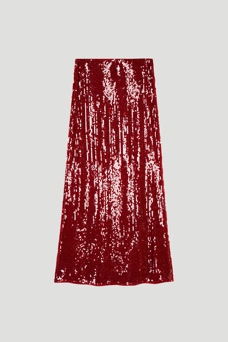 Nika Skirt Maroon OH April