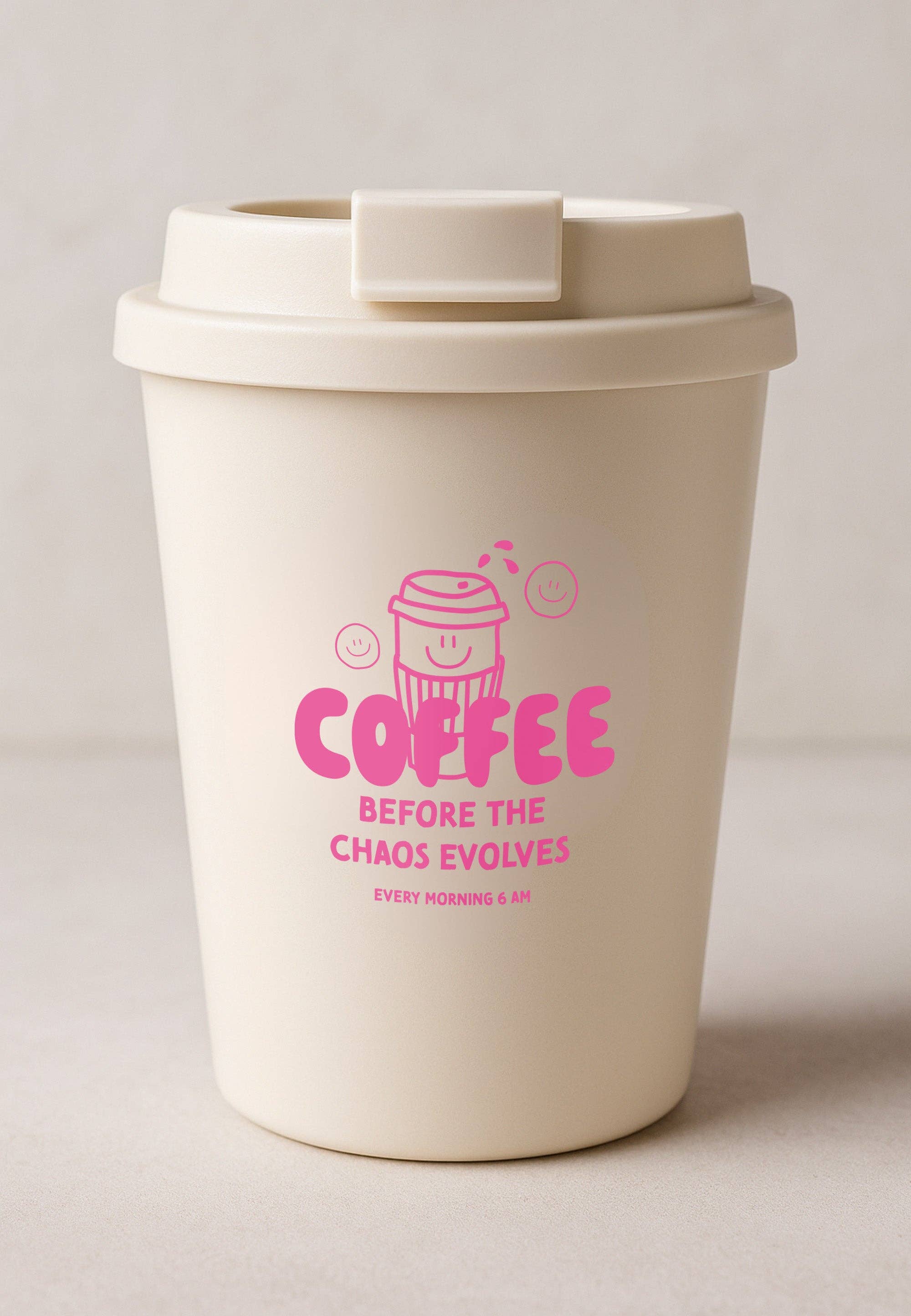 Coffee to go Cup Coffee before Chaos